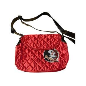 Florida State University Seminoles FSU Purse Handbag Red Satin